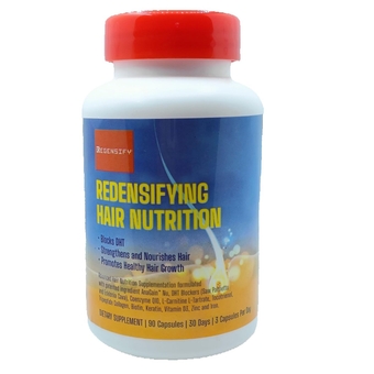 Redensifying Hair Regrowth Nutrition - Anti Hair Loss Supplement with AnaGain Nu, Saw Palmetto, Ecklonia Cava, Coenyzme Q10, Tocotrienol, L-Carnitine | Healthy Hair for Men & Women |