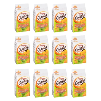 Goldfish Veggies and Fruits Crackers, 180g/6.3oz (Pack of 12) Shipped from Canada