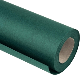 Kraft Paper Roll - 17.5 inches x 32.8 feet - Recyclable Paper Perfect for Wrapping, Craft, Packing, Floor Covering, Dunnage, Parcel, Table Runner, Green