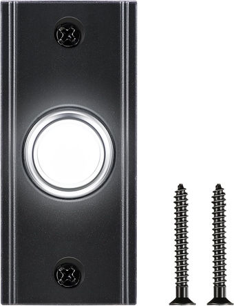 Lighted Metal Doorbell Push Button, Vintage Doorbell Push LED Buttons Replacement Most Door Chimes, Wall Mounted Door Bell Buttons Use in Home, Universal Garage Door Opener Switch