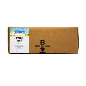 Beverages Premium Flavor Syrup Juice Concentrate - 2.5 Gallon BIB Bag In Box - Orange Juice