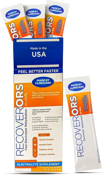 8 in 1 Electrolyte Powder & Advanced Vitamin C Defense Hydration Pack, Dual Keto Food Friendly & Potassium Supplement Booster, Adult Low Carb Oral Rehydration Solution Drink Mix (4-Pack)