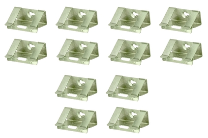 Electrical Box Outlet Wall Plug and Switch Repair Clips | Wall Outlet Socket Brackets | Electric Gang Box Out Let Fix Kit | Electric Box Receptacle Install Mounts for Wall Plug and Light Switch Boxes