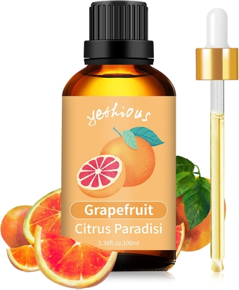 Grapefruit Essential Oil Grapefruit Essential Oill for Diffuser, Perfume, Body, Skin, Hair, Candle Soap Making Grapefruit Fragrance Oil 100ML