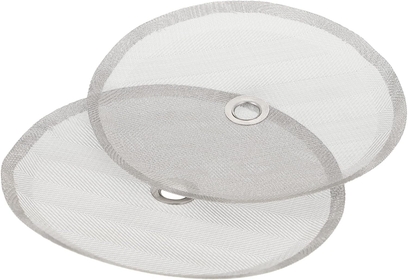 2pcs Filter Mesh Hand Frother for Coffee Mesh Cafetiere Screen Coffee Filter Mesh Strainer Stainless Steel Coffee Pot Metal Strainer Tea Makers Mesh Filter Coffee Presses Cup Mesh