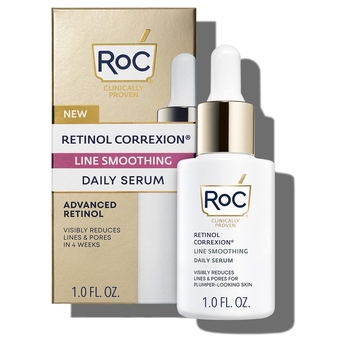 Retinol Correxion Pore Refining Line Smoothing Serum, Daily Anti-Aging Wrinkle Treatment with Squalane, Skin Care for Fine Lines, Dark Spots, Post-Acne Marks, 1 Fl Oz