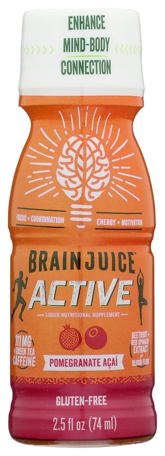 Active Acai Pomegranate Daily Shot, 2.5 Fluid Ounce (Pack of 12)