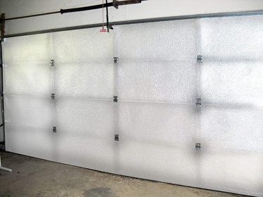 Supershield Reflective White 10x8 Car Garage Door Insulation Foam Core Kit