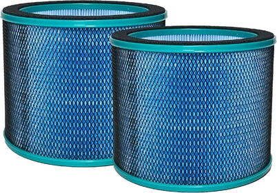 R21/ R020 2-in-1 True HEPA Filter Replacement For Bladeless Tower Air Purifier Fan UTY R021 R21 R020 R20 SKJ-CR021 SKJ-CR020 Medium, 2 Pack