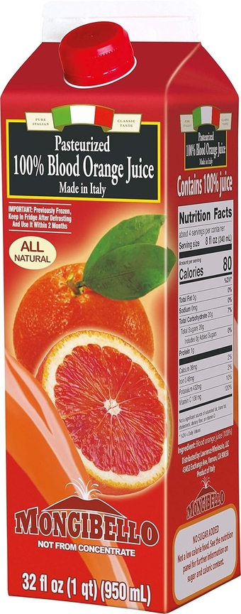 100% Fresh Squeezed Italian Juice (Blood Orange), Pack 3