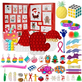 Fidget Advent Calendars 2023 For Kids, 24 Days of Surprises Fidget Toys, Christmas Countdown Advent Calendars, Sensory Toy Surprise Gifts For Boys Girls