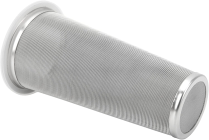 304 Stainless Steel Cold Brew Coffee Filter Heavy Duty Cone Mesh with White Rubber Rings Coffee Brewer Brew Filter for Mason Jar Juices Drinks (8 * 15cm)