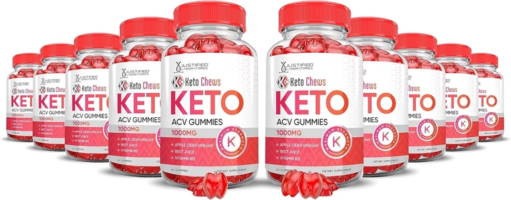 (10 Pack) Keto Chews Keto ACV Gummies, Keto Chews Gummies, Keto Chews Gummy Advanced 1000MG Apple Cider Vinegar Formulated with Pomegranate Beet Juice Powder B12 Vegan Non GMO 600 Gummies