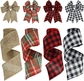 plaid-burlap&black&red&green