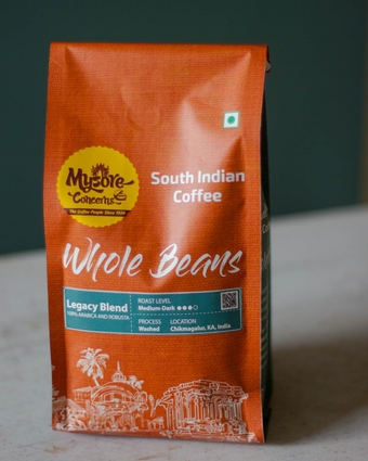 Mysore Concerns | Whole Coffee Beans | Freshly Roasted | Single Origin | Legacy Blend (250g/0.55 lbs/8.8oz)