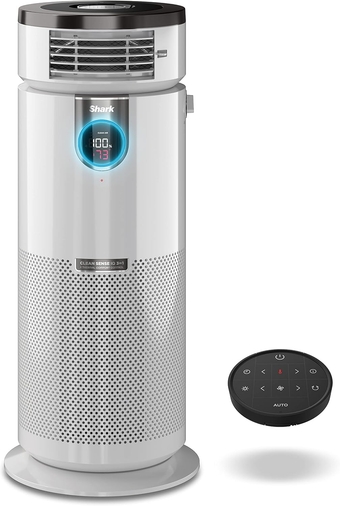 HC502 3-in-1 Clean Sense Air Purifier MAX, Heater & Fan, HEPA Filter, 1000 Sq Ft, Oscillating, Large Rooms, Kitchens, Captures 99.98% of Particles for Clean Air, Dust, Smoke & Allergens, White