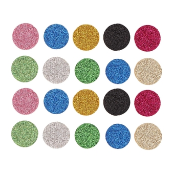 20pcs Replacement Refill Pad, 2cm / 0.8in Mixed Colors Aromatherapy Essential Oil Diffuser Locket Necklace Felt Pads, Portable Oil Diffuser Accessory for Perfume Lasting