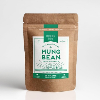 One Ingredient Vegan Protein Powder Made from Mung Bean Protein. No Soy, No Gluten, No Sugar Low Carbs. Great for Cooking, Baking and Smoothies