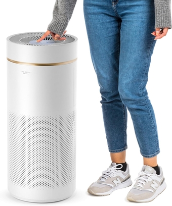 USA WOOZOO APF-28 Air Purifiers for Home Large Rooms with H13 True HEPA Filter, Remove Up to 99.97 of Particles Pollen Pet Dander Smoke and Odor with Auto Mode and Air Quality Indicator, White
