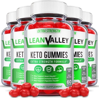 (5 Pack) Lean Valley Keto ACV Gummies, Lean Valley Gummies with Apple Cider Vinegar Weight Apple Loss Cider, ACV, AVC Vegan Formula, Vitamin B12, Vitamin B6, Beet Root, Pomegranate Juice (300 Gummies)