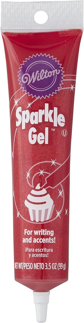 Gel Icing, Sparkle Red, 3.5 oz