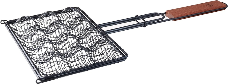 QD86 Rosewood Non-Stick Meatball Basket, Black