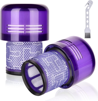 for Dyson V11 Filter Replacement, V11 Animal Torque Drive Complete Extra V15 Detect Cordless Vacuum Cleaner, Compare to Part No. 970013-02 (2 Pack Filters)