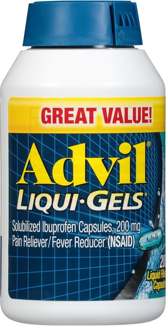 Liqui-Gels Pain Reliever and Fever Reducer, Pain Medicine for Adults with Ibuprofen 200mg for Headache, Backache, Menstrual Pain and Joint Pain Relief - 200 Liquid Filled Capsules