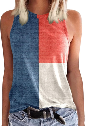 Plus Size Tank Tops for Women,Women's Summer Sleeveless Crew Neck Tank Tops Casual Basic T Shirts Blouses