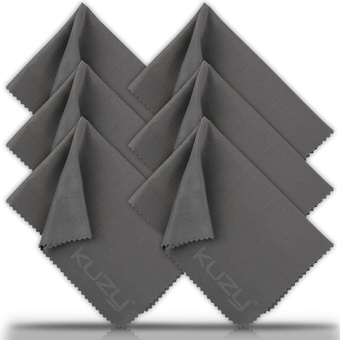 Glasses Cleaning Cloth, 6pk 11.5x8 - Microfiber Cleaning Cloth for Electronics, MacBook Screen Cleaner, Laptop Screen Cleaner Wipes, Eye Glass Clean Cloths, Camera Lens Cleaner TV Lint Free