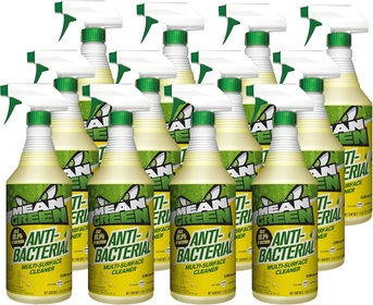 MG10532-12PK Anti-Bacterial Cleaner, 32 oz, 12 Pack, Yellow