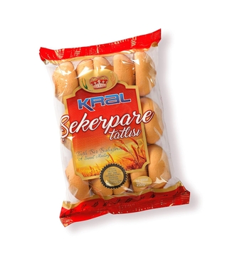 Sekerpare, Easy, Practical, Delicious Dry Pastry Dessert Ready by Soaking in Hot Sugar Syrup, Traditional Turkish Semolina Cookies, Sweets with Syrup 0.55lb (250g)