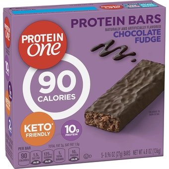 90 Calorie  Bars, Chocolate Fudge, Keto Friendly, 5 ct