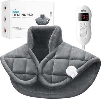 Weighted Heating Pad for Neck and Shoulders and Back, FSA HSA Eligible,  1.2lb Neck Heating Pad for Neck Pain, Heated Pad Neck Warmer, Mothers Day Gifts for Mom, ETL Certified, 19"x23"