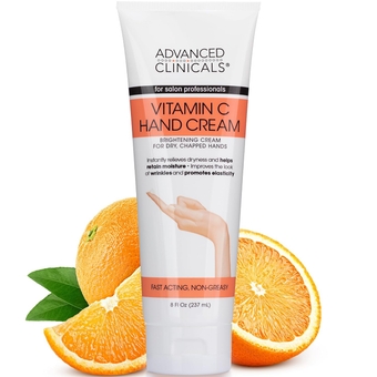Vitamin C Body & Hand Lotion Moisturizing Skin Care Cream For Hands & Body – Intense Soothing & Hydrating Vitamin C Hand Cream Moisturizer For Dry Cracked Hands, Large 8 Fl Oz