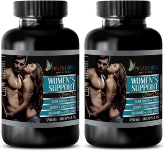 Blood Pressure Herbs - Women's Support Complex - Pure and Potent Ingredients - Dong quai Bulk - 2 Bottles (120 Capsules)