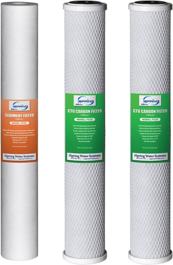 F3WCB32 20" x 2.5" Whole House Water Filters for WCB32 Series Water Filter Systems, Pack of 3
