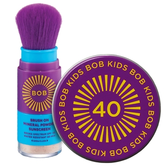 BOB KIDS Duo Pack SPF Sun Protection, Mineral Powder Sunscreen Broad Spectrum SPF 30 and Broad Spectrum Kids Sun Protection Balm SPF 40