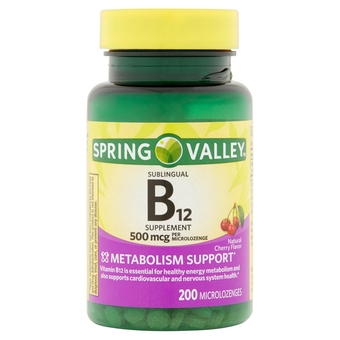 :Sublingual Dots Vitamin B-12, 500 mcg (200 Cherry Microlozenges)
