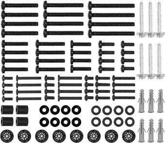Suptek Universal TV Installation Hardware Kit Includes M4 M5 M6 M8 TV Sets Screws and Spacers for Most TVs Up to 80"/204cm YF-UVSP