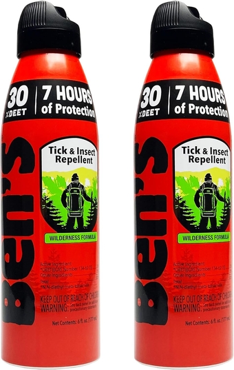 Tick & Insect Repellent Eco Spray - Bug Spray with 30% DEET for Mosquitoes, Ticks & More - Up to 7 Hours of Protection - Fragrance-Free - 6 oz (2 Pack)
