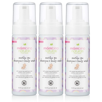 Soothe Me Shampoo and Body Wash – All-Natural for Baby, Kids, Adult Sensitive Skin, 5.5 Fluid Ounces (3 Pack)