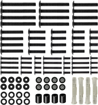 Universal TV Mounting Hardware Kit Fits Most LED LCD OLED 4K TVs, Includes M4 M5 M6 M8 TV Screws, Spacers, Washers, and Concrete Wall Anchors for TV/Monitor Mounting up to 80 inches, MU0041
