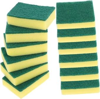 24pcs Dishwashing Sponge Cleaning Scrubber Car Towels Stain Remover for Carpet Floor Cleaner Sponge Kitchen Sponges Pack Car Cleaning Sponge Reusable Dish Sponges Scrubbing Sponges