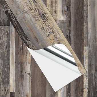 Peel and Stick Floor Tile 36" x 6"x 36 Packs/ 54 Sq.Ft, Thicken Wood Plank Flooring Self-Adhesive Waterproof for Kitchen Living Room RV, Easy DIY Floor Stickers, Deep Aged Wood
