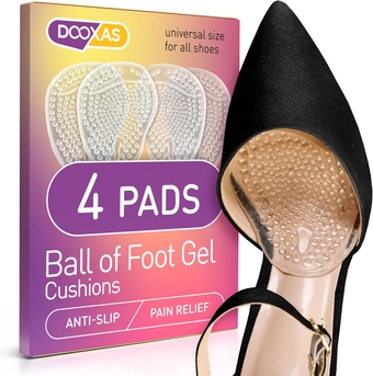 Ball of Foot Cushions for High Heels – High Heel Inserts – Gel Shoe Inserts for Relieve Foot Pain – More Comfort with Foot Cushions for Women – Shoe Metatarsal Pads for Women (Two Pairs)