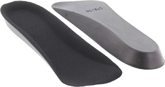 Half Elevator Insole for Women - 1/2 inches (2 Pack) Breathable Lightweight Height Increase Heel Lift Insert
