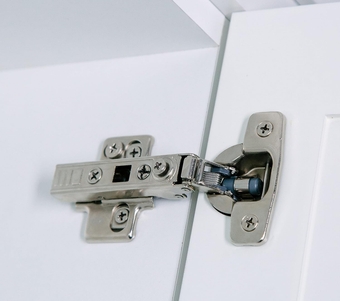 Cabinet Hinges 10 Pack Premium Frameless Full Overlay Adjustable Closing Speed Soft Close Self-Closing Hinges.
