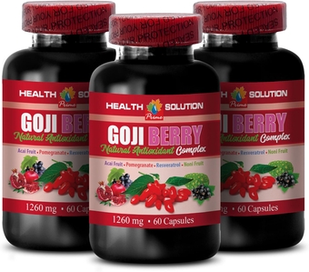 Well-being and Immunity - GOJI BERRY COMPLEX - Enhance Your Well-being with Antioxidant-Rich Goji Berry Complex, hawthorn berry supplements for women and men, goji berry extract supplements 3B 180C