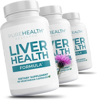 Liver Health Detox and Cleanse Supplement - Herbal Blend for Women & Men with Artichoke Extract, Milk Thistle and Dandelion - Liver Support Supplement - 180 Capsules